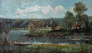 Landscape with river unknow artist